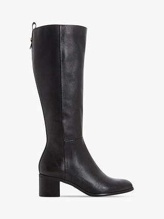 Dune Truth Pull-Tab Detail Knee High Boots