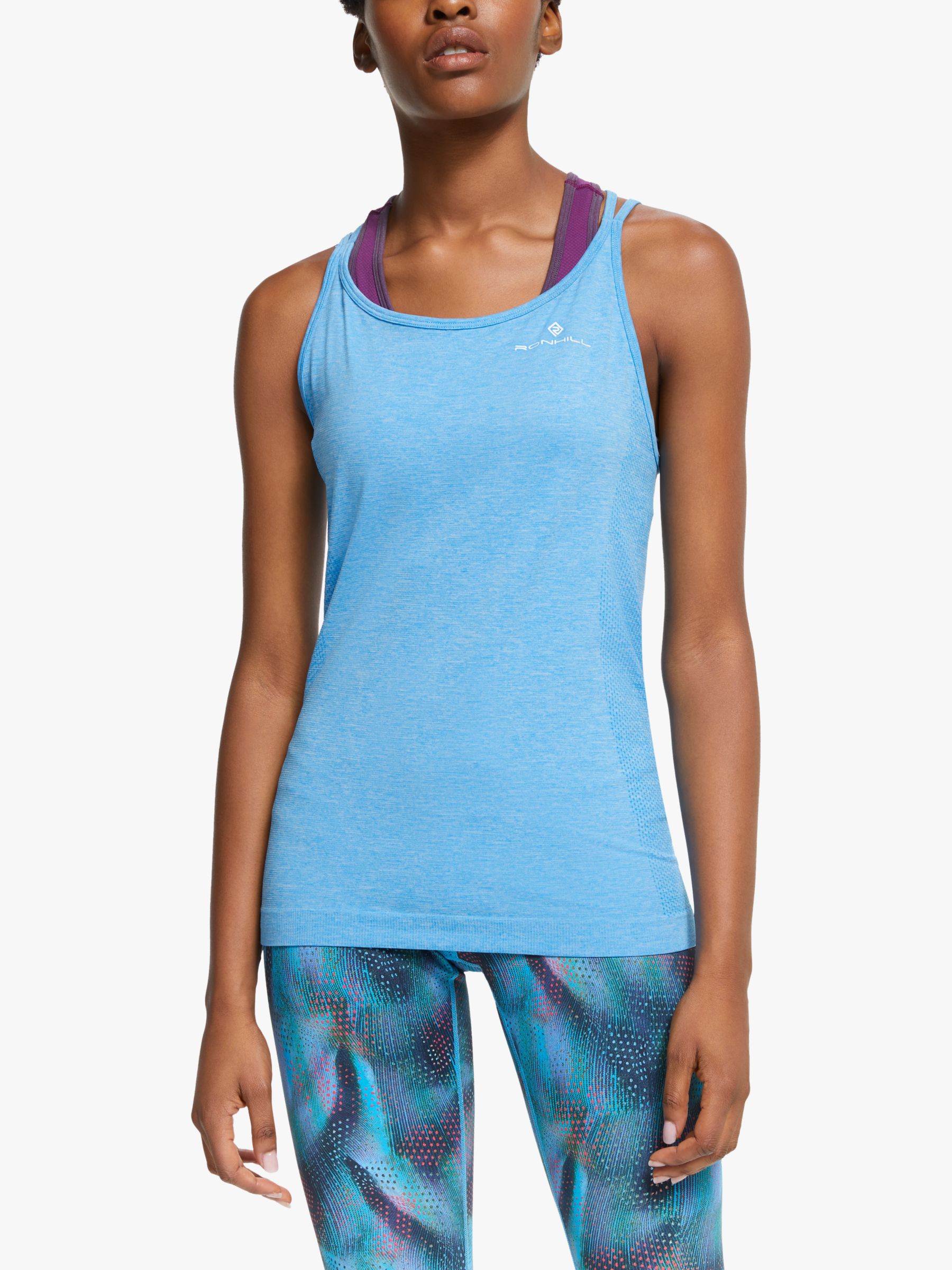 RonHill Womens Infinity Marathon Vest Blue Sports Running Gym Breathable
