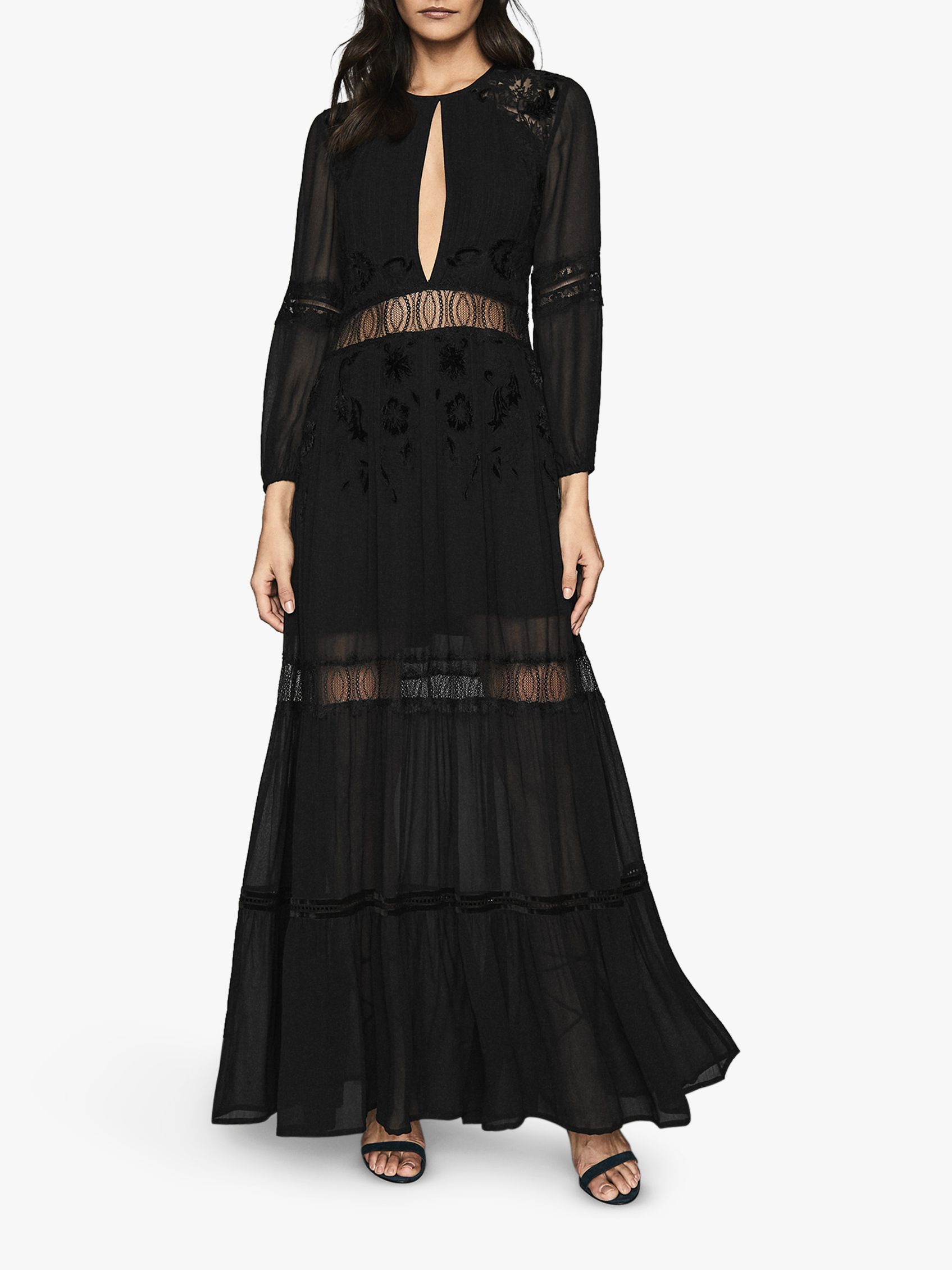reiss black dress sale