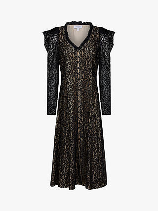 Ghost Esme Lace Dress, Black