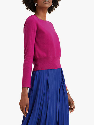 Pure Collection Cropped Cashmere Sweater