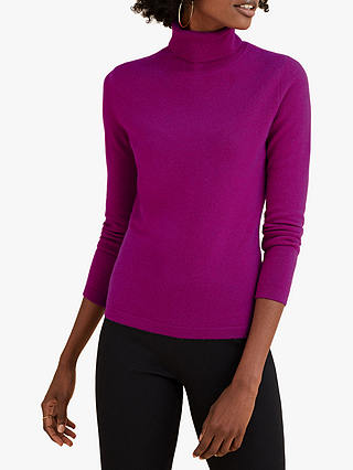 Pure Collection Roll Neck Cashmere Sweater