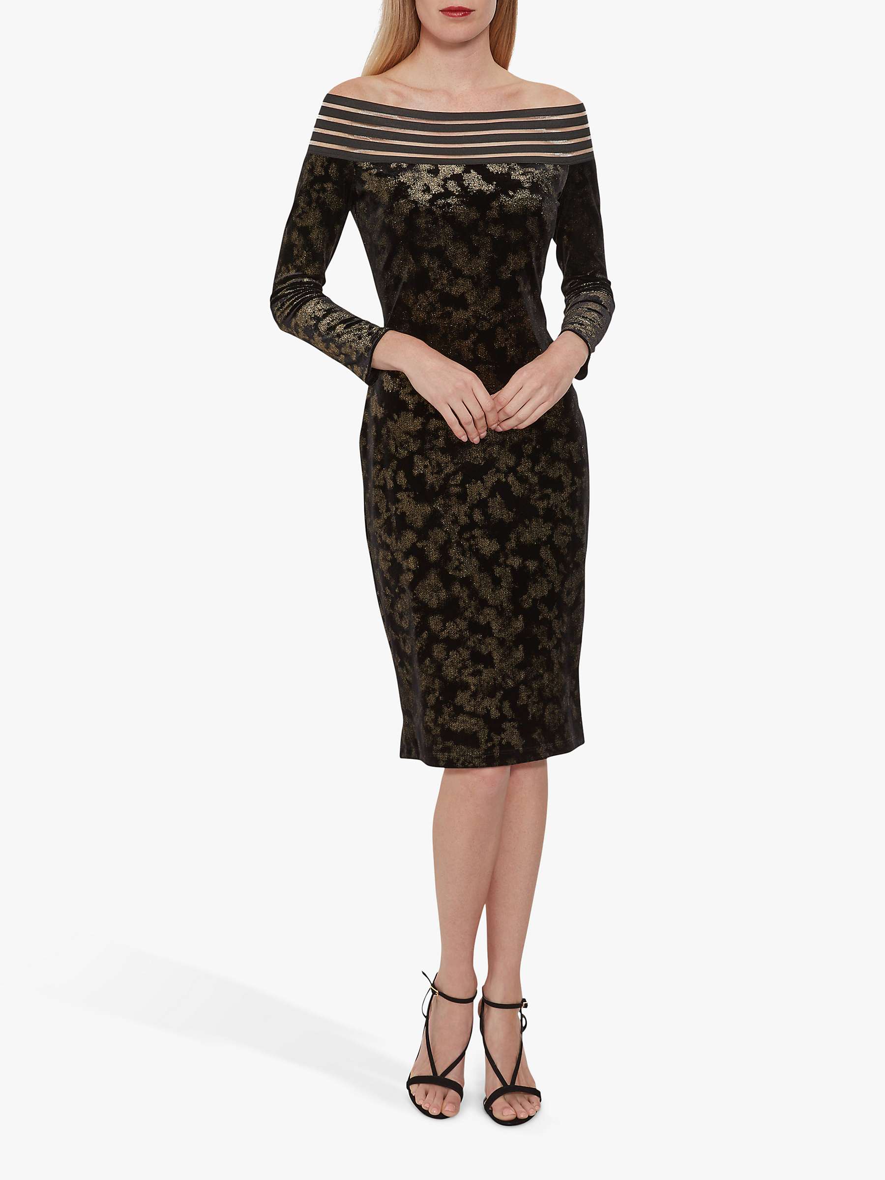 Buy Gina Bacconi Jonina Velvet Dress Online at johnlewis.com