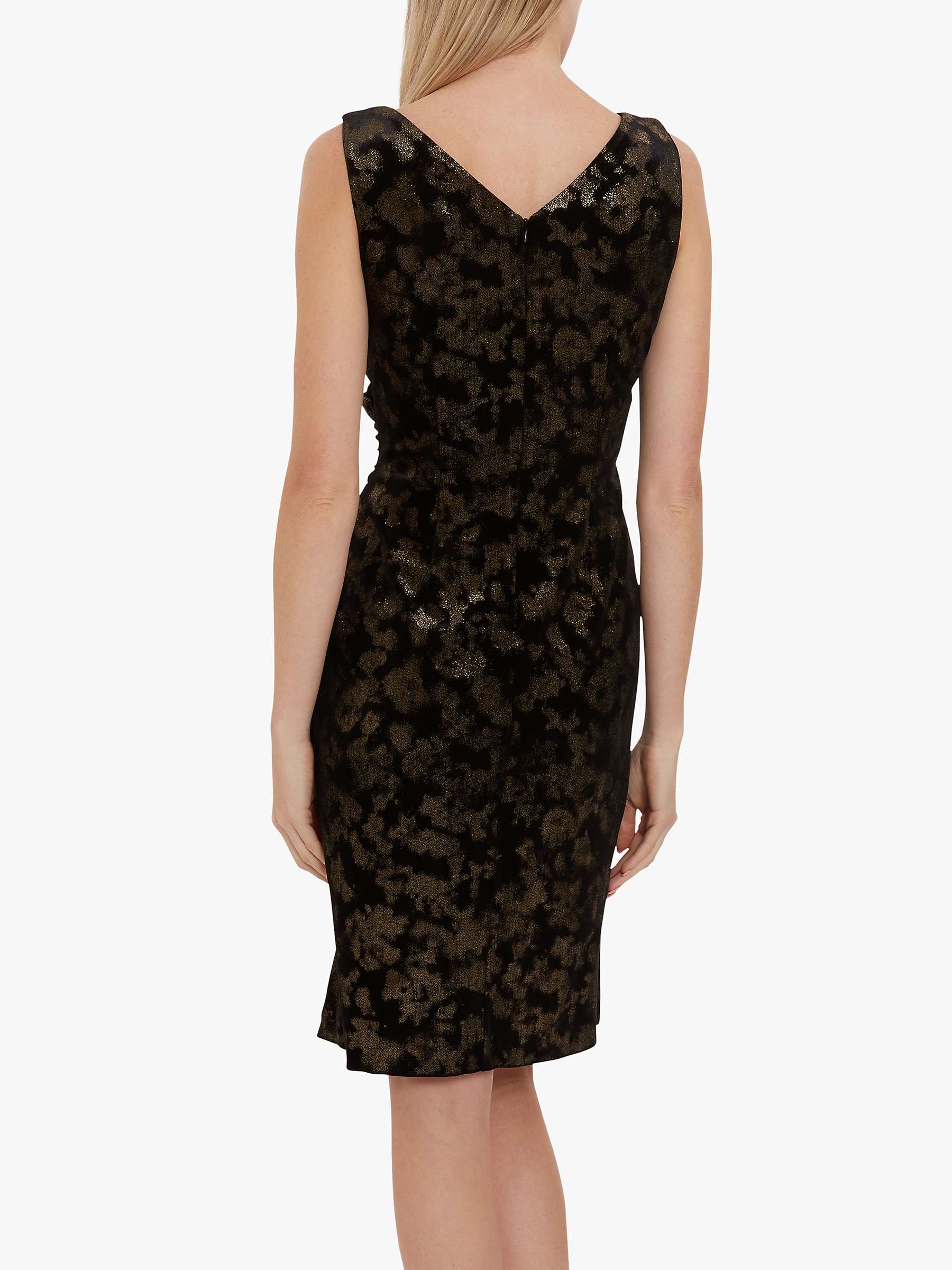 Buy Gina Bacconi Cambria Metallic Velvet Wrap Dress Online at johnlewis.com
