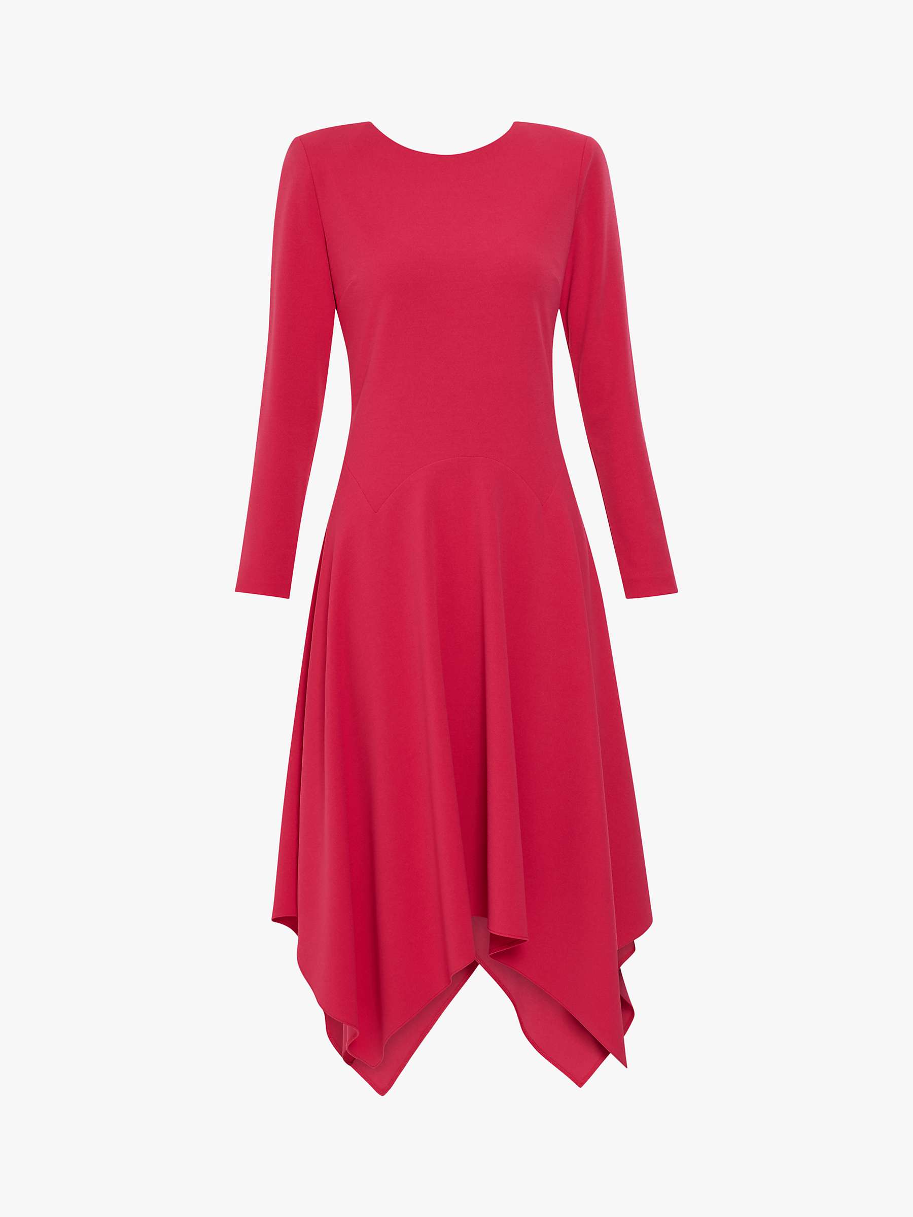 Buy Gina Bacconi Lulana Soft Crepe Hanky Hem Dress Online at johnlewis.com