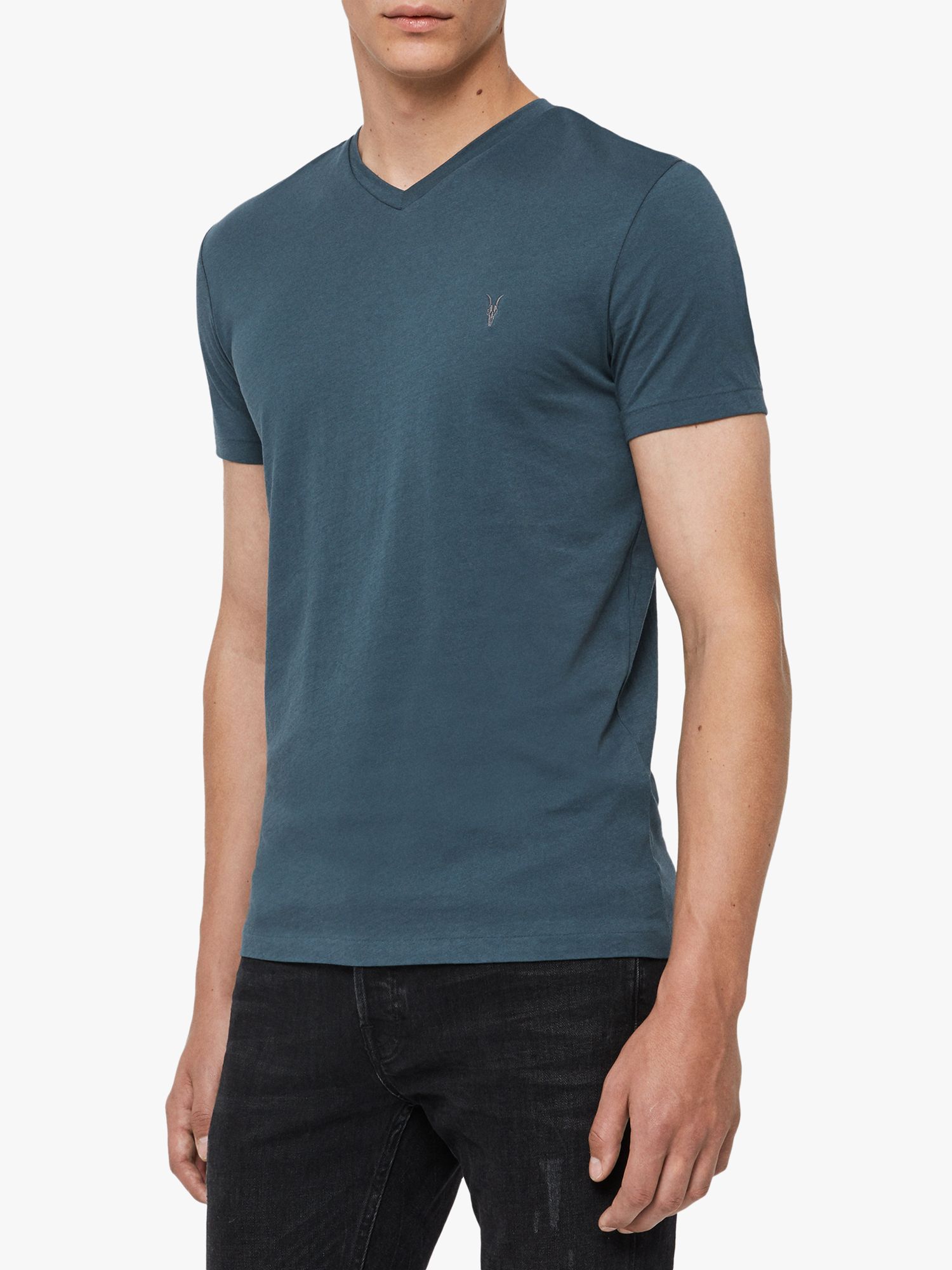 AllSaints Tonic V-Neck T-Shirt, Vault Blue