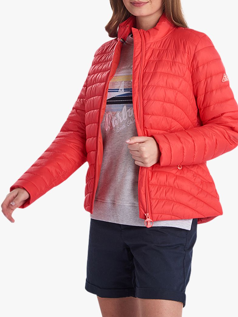 Barbour Shorewood Quilted Jacket, Coral