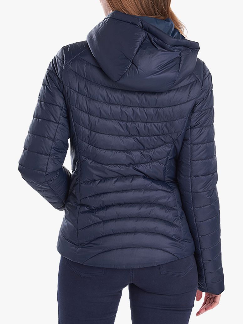 Barbour Ashore Hooded Quilted Jacket, Navy