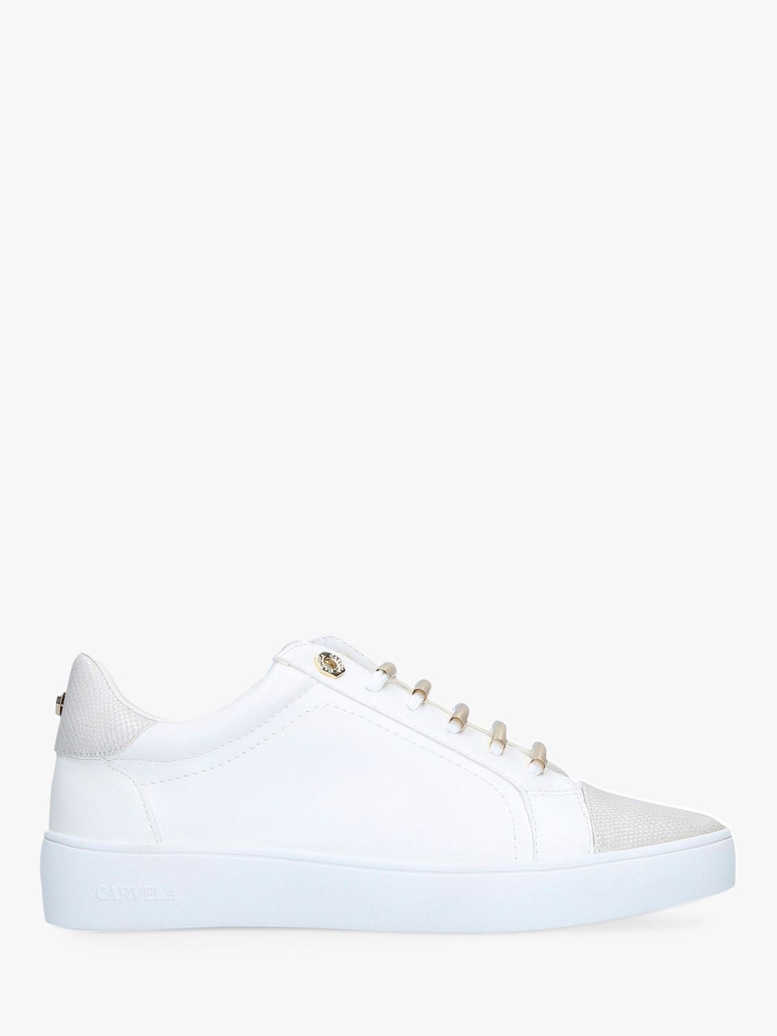 Carvela Juna Lace Up Trainers, White