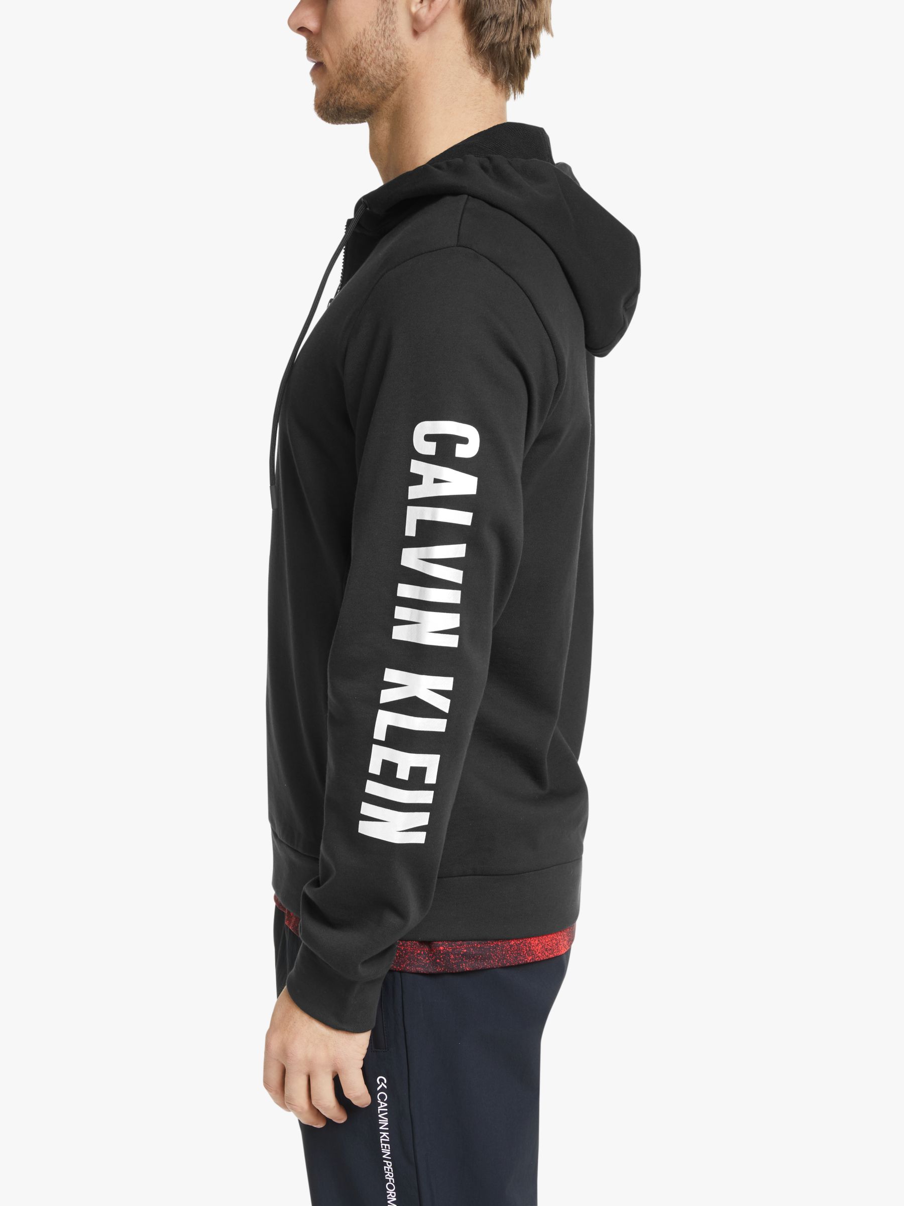 calvin klein performance zip hoodie