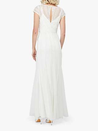 Monsoon Nora Embellished Maxi Wedding Dress, Ivory