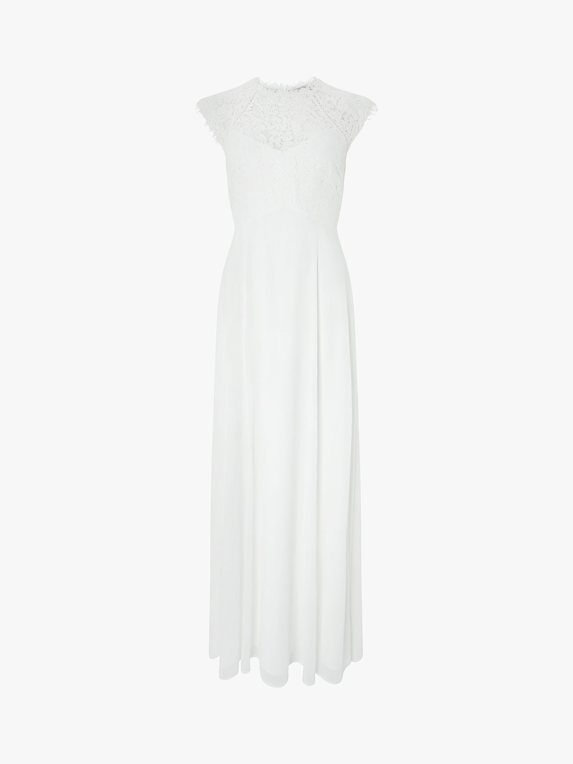Monsoon Lilian Lace Maxi Wedding Dress, Ivory
