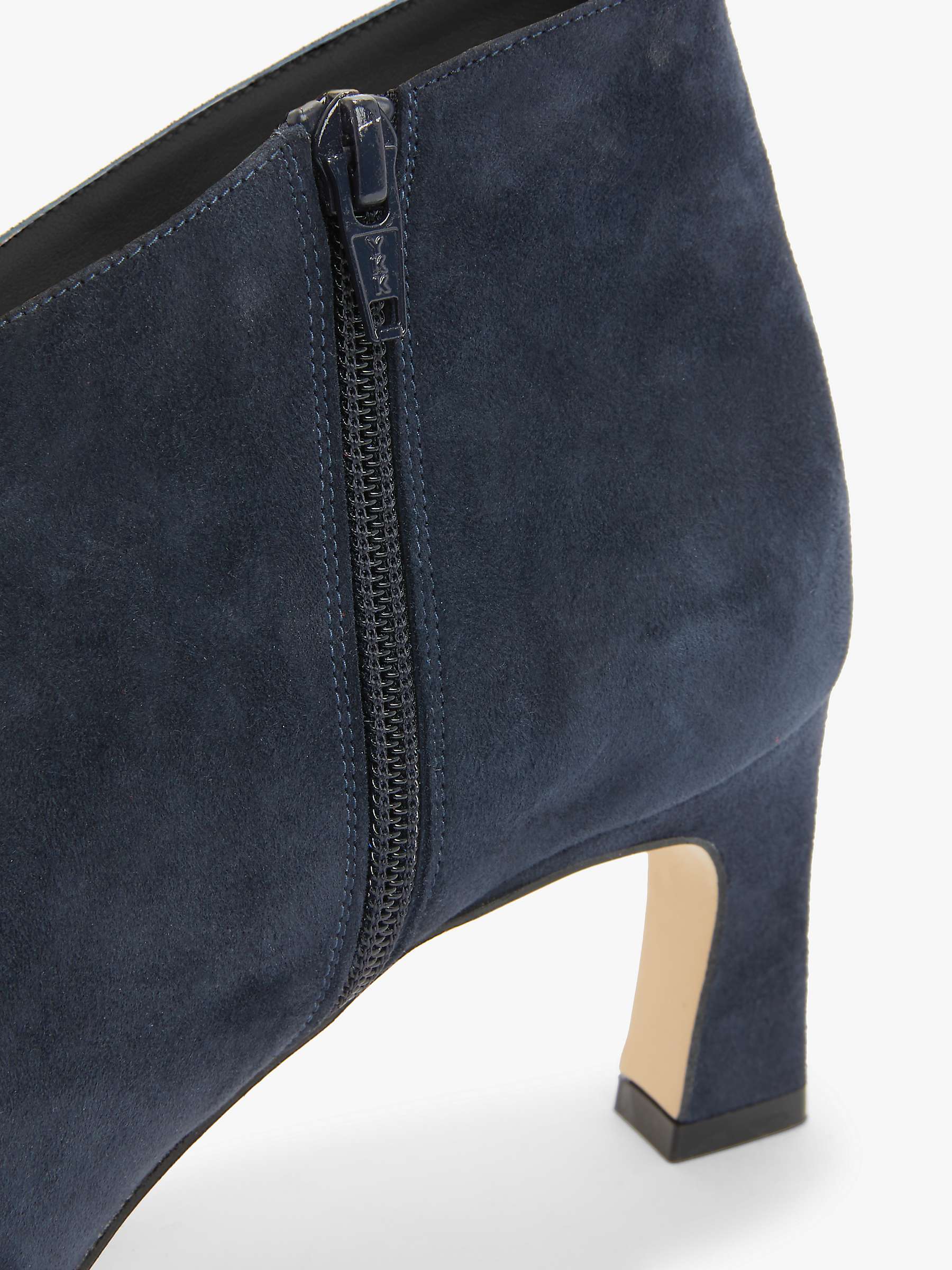 Buy John Lewis Waverly Suede Shoe Boots, Navy Online at johnlewis.com