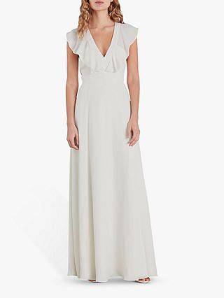 Whistles Eve Silk Wedding Dress, White