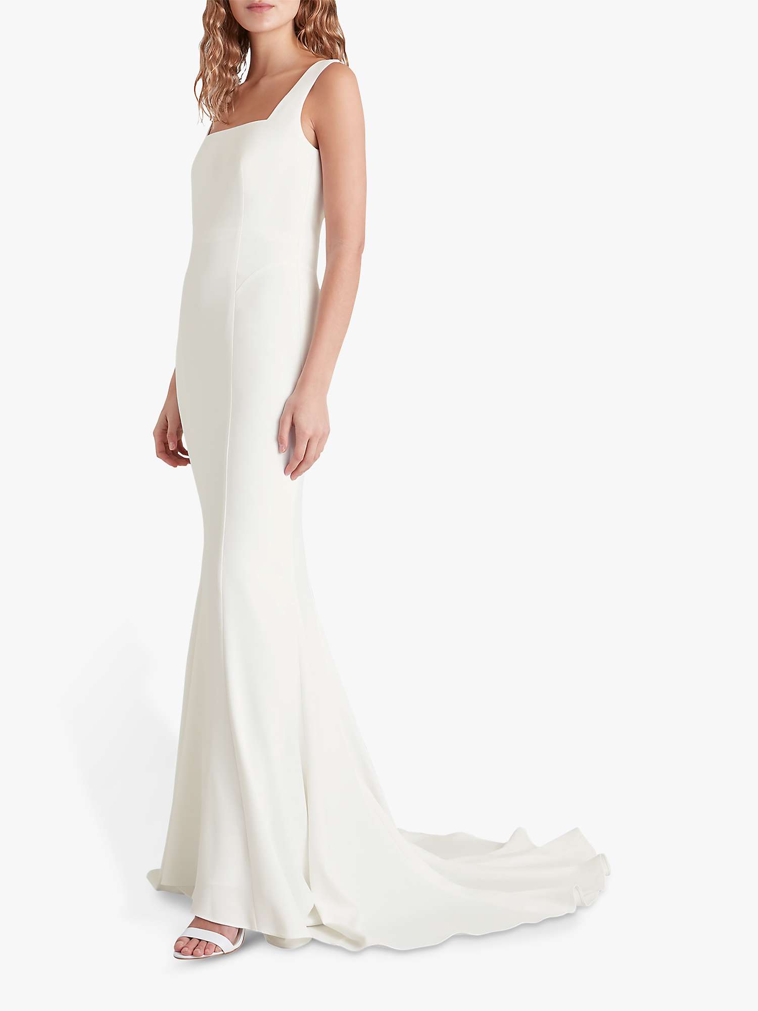 Buy Whistles Square Neck Wedding Dress, Ivory Online at johnlewis.com