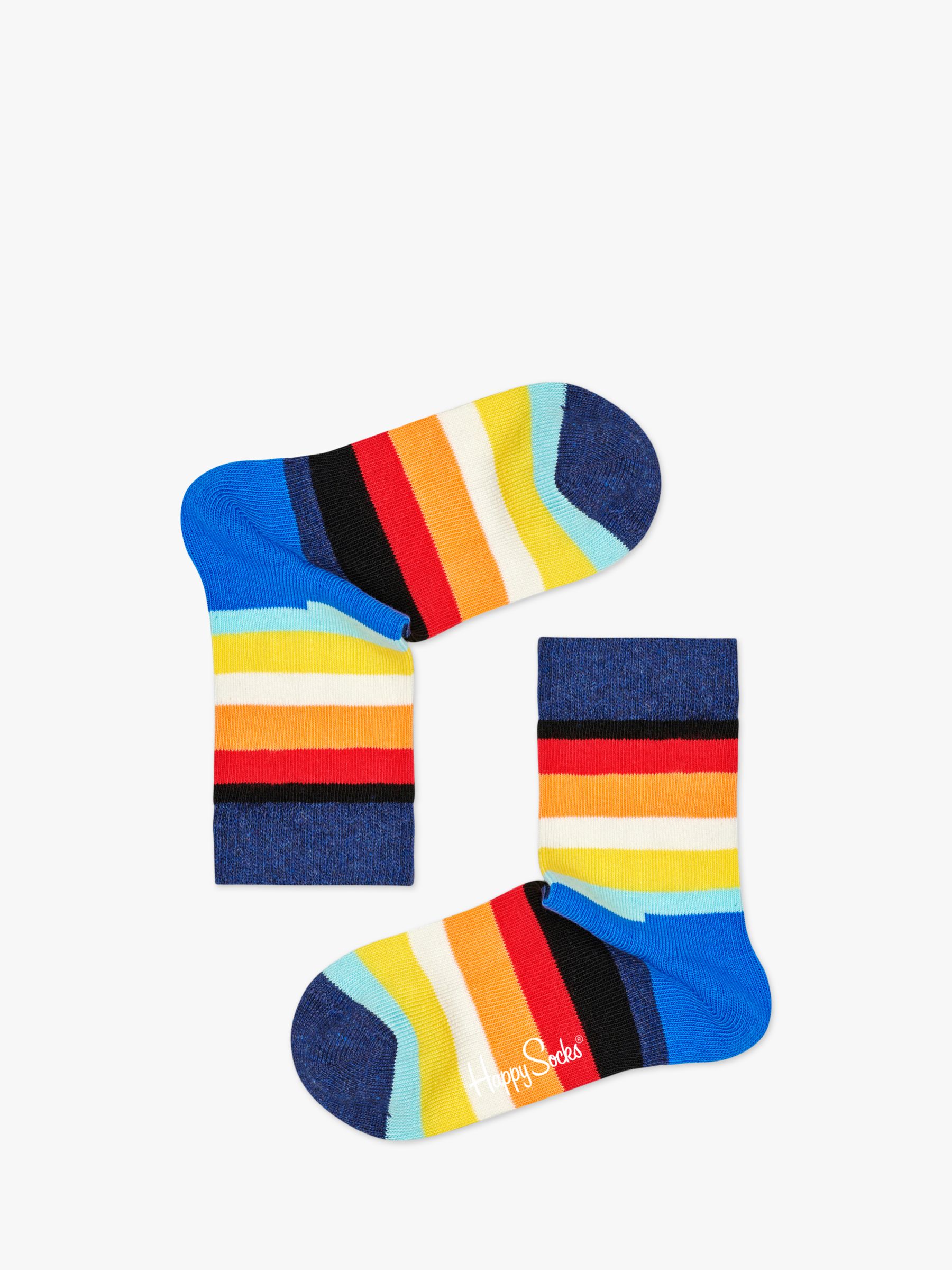 Happy Socks Children's Stripe Socks, Multi at John Lewis & Partners