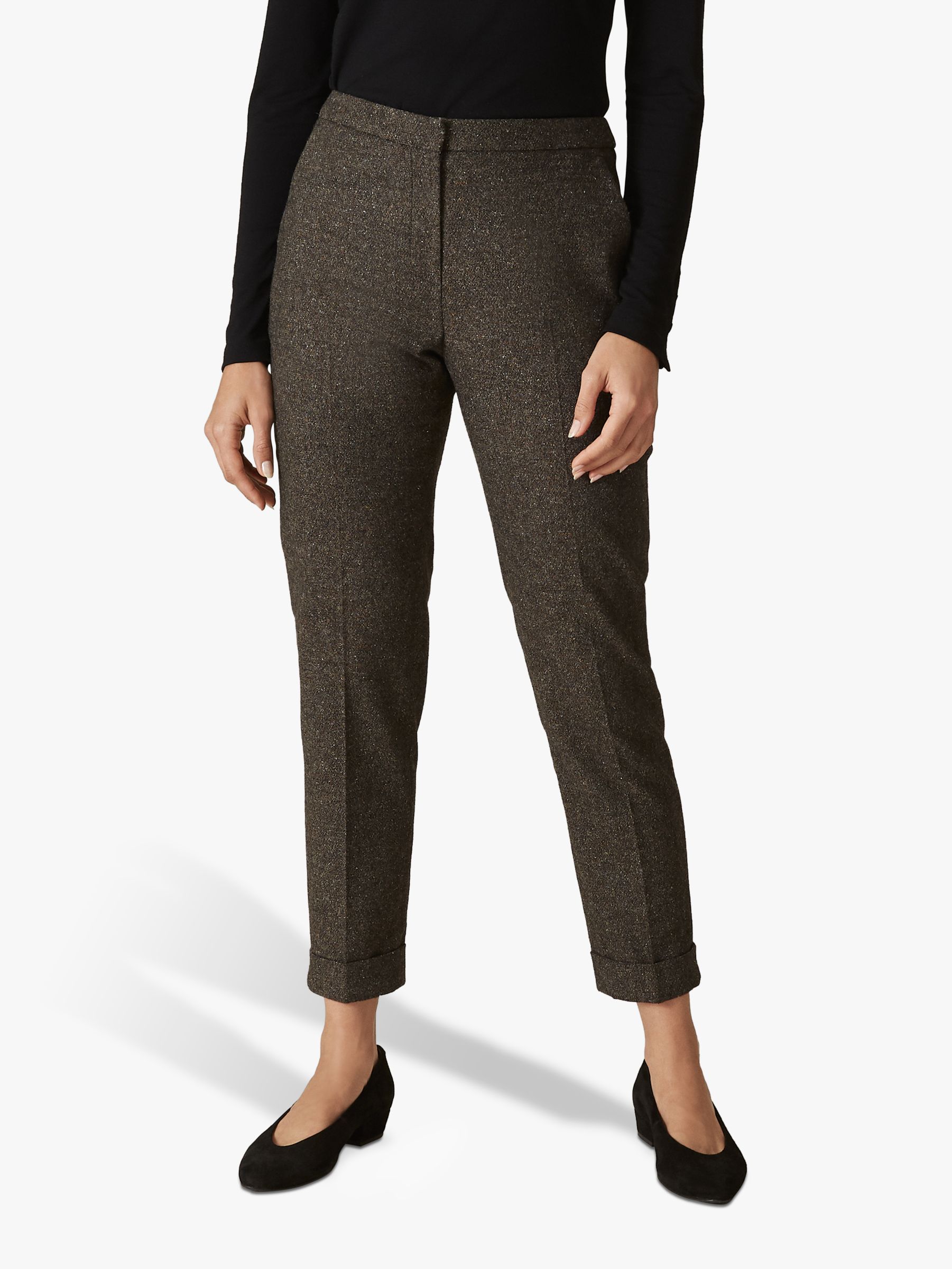 charcoal cigarette trousers