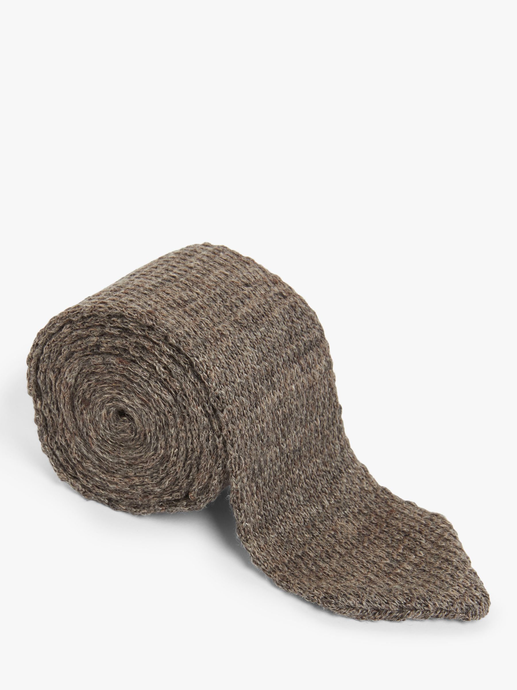 John Lewis & Partners Linen Knit Tie
