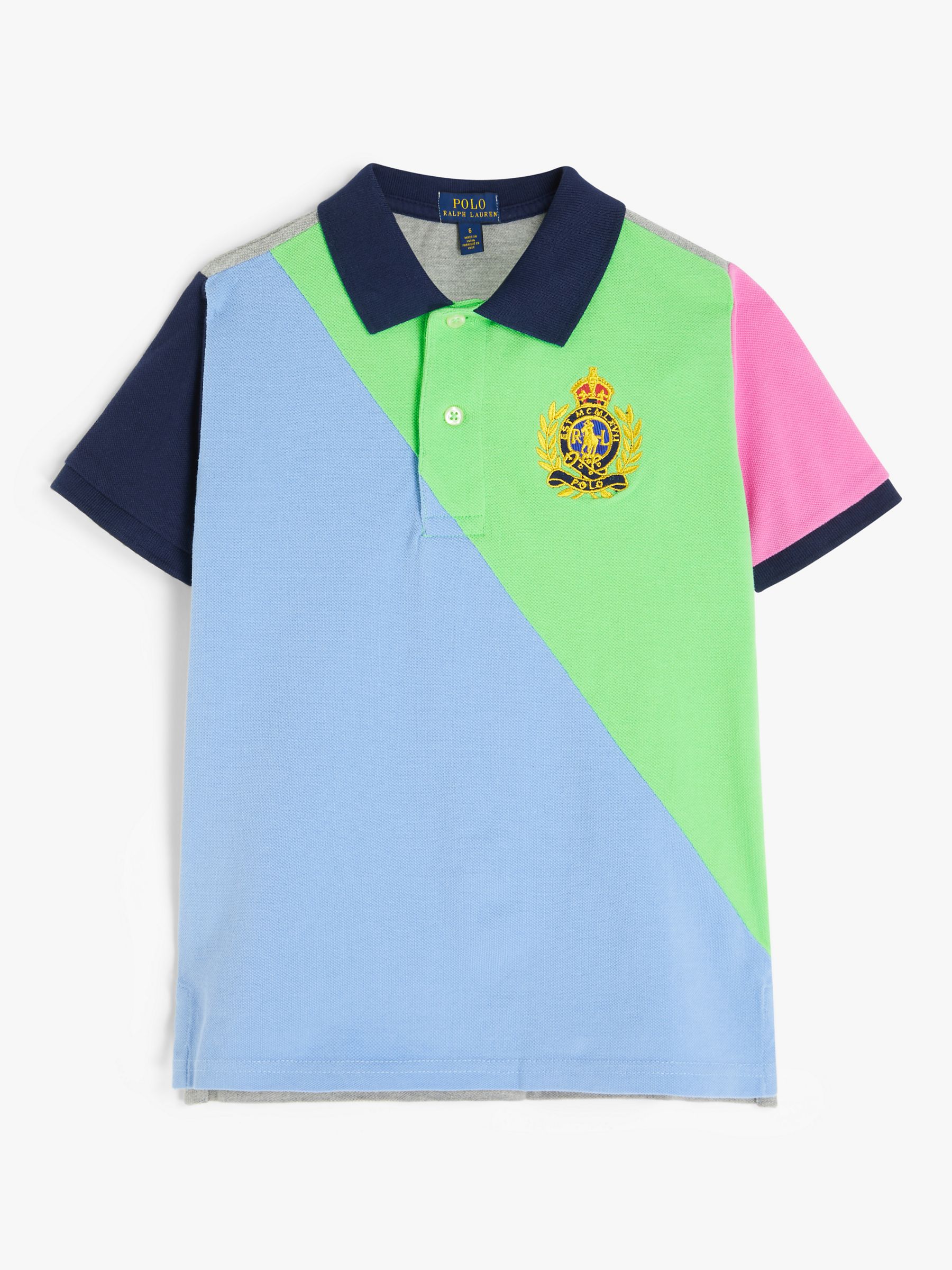 ralph lauren polo multi colored shirt
