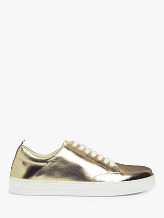 Boden Emily Low Top Trainers, Gold