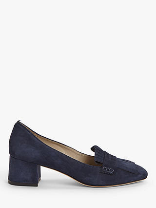 Boden Victoria Suede Heeled Loafers