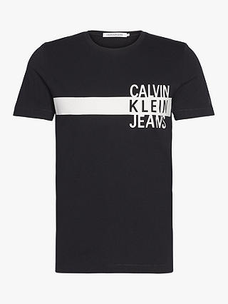 Calvin Klein Jeans Stacked Logo Stripe T-Shirt