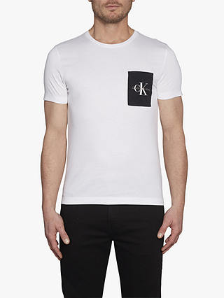 Calvin Klein Jeans Organic Cotton Monogram Pocket Slim T-Shirt