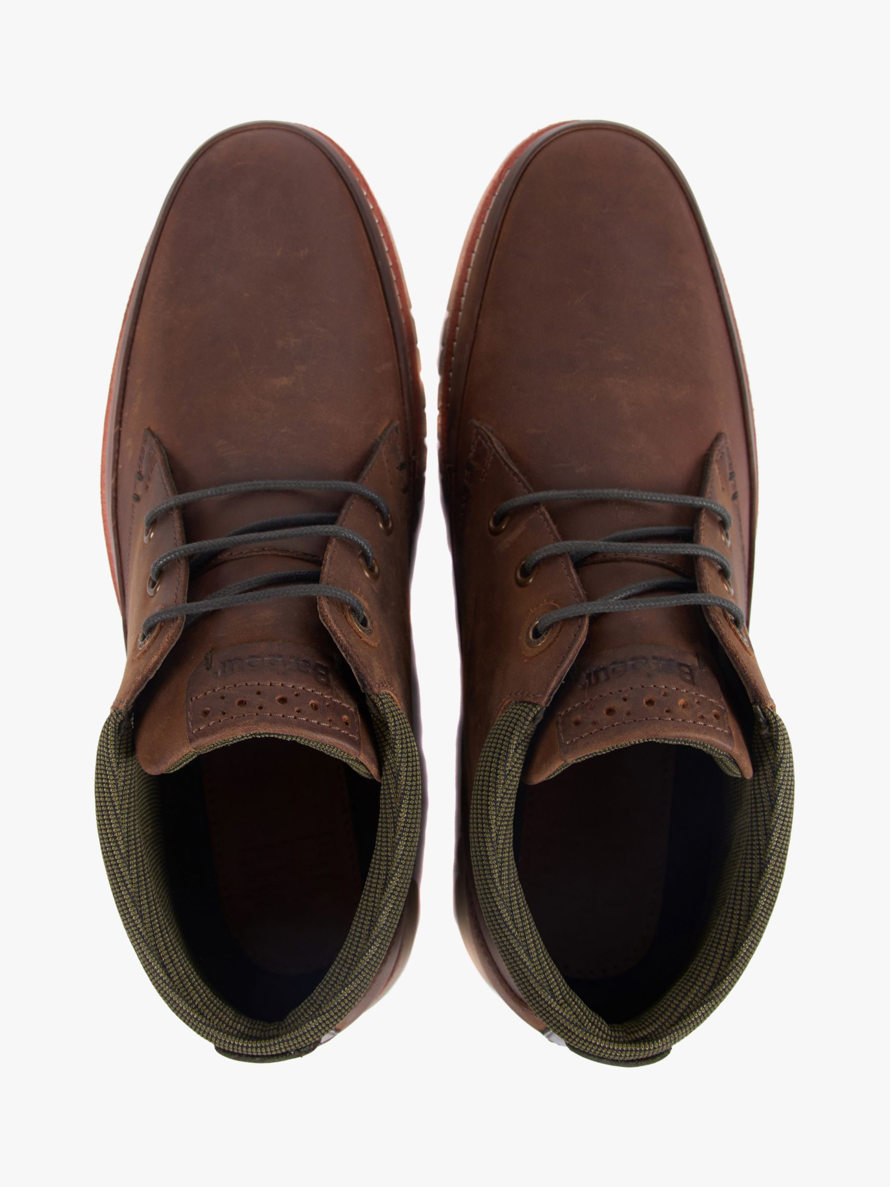 Barbour Nelson Mudguard Chukka Boots, Choco at John Lewis & Partners
