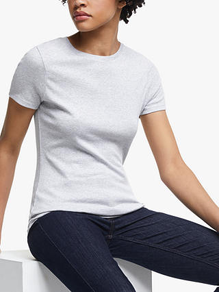 John Lewis & Partners GOTS Organic Cotton Short Sleeve Crew Neck T-Shirt