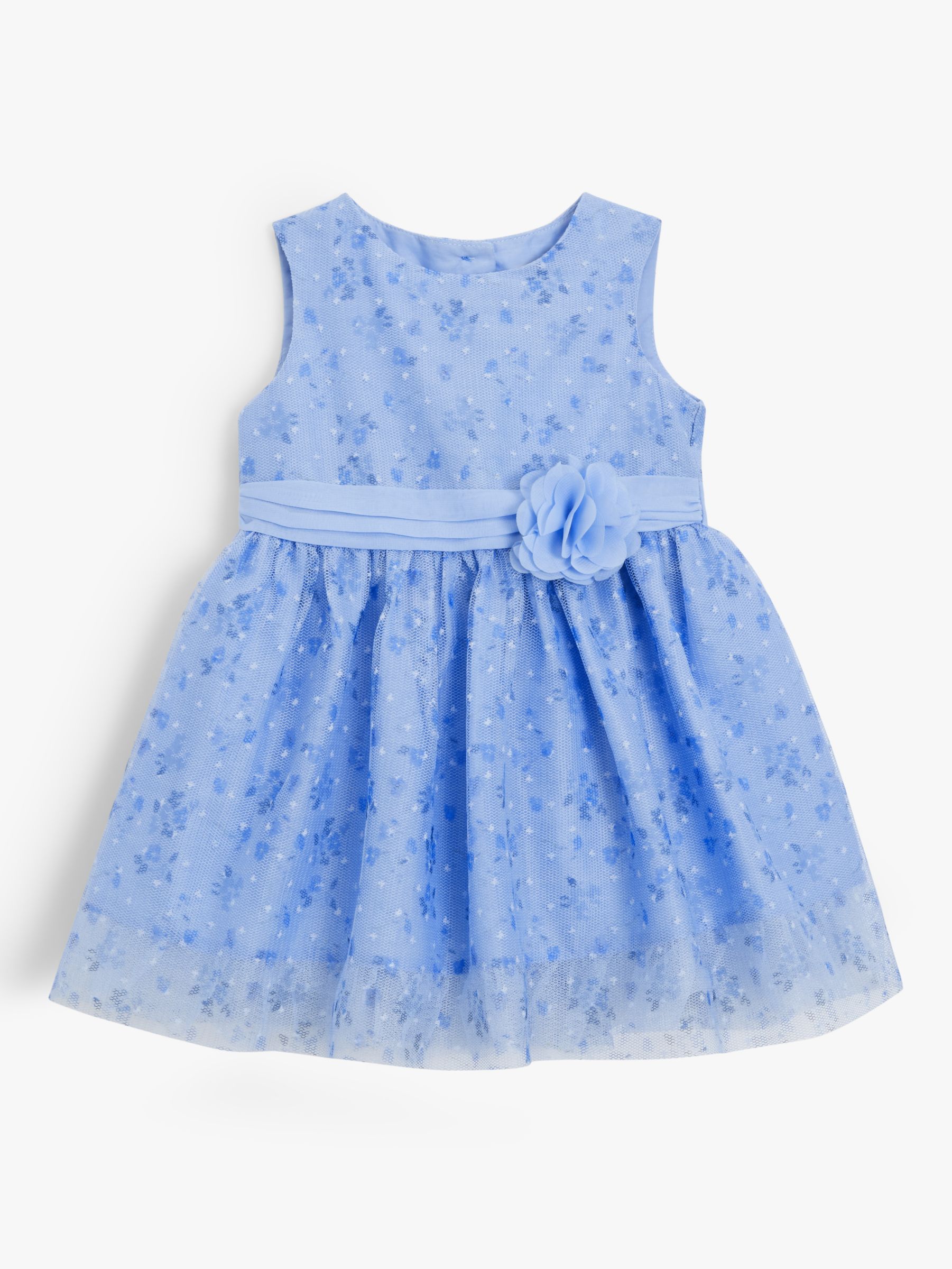 baby blue mesh dress