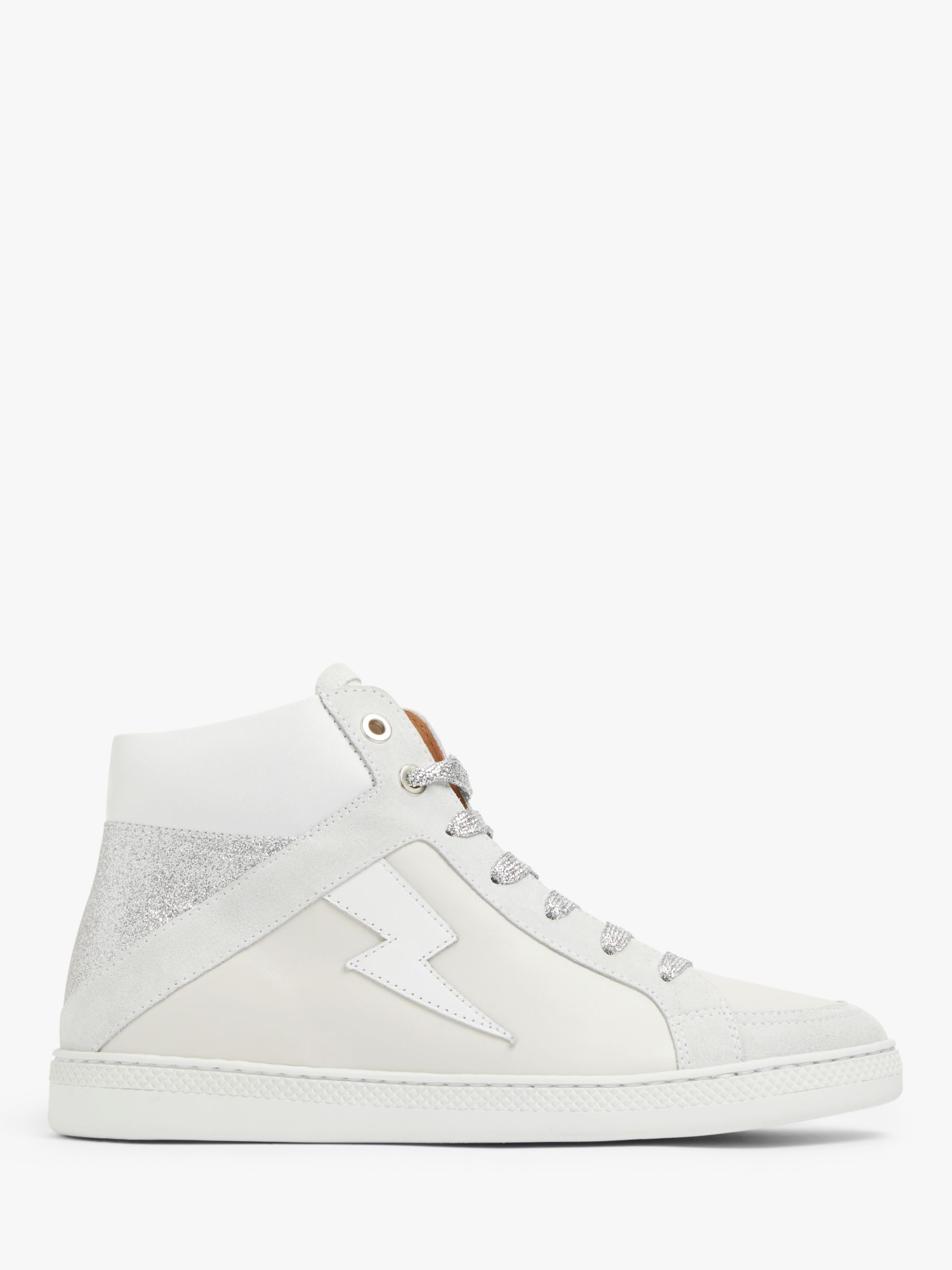 AND/OR Elvie Leather High Top Trainers