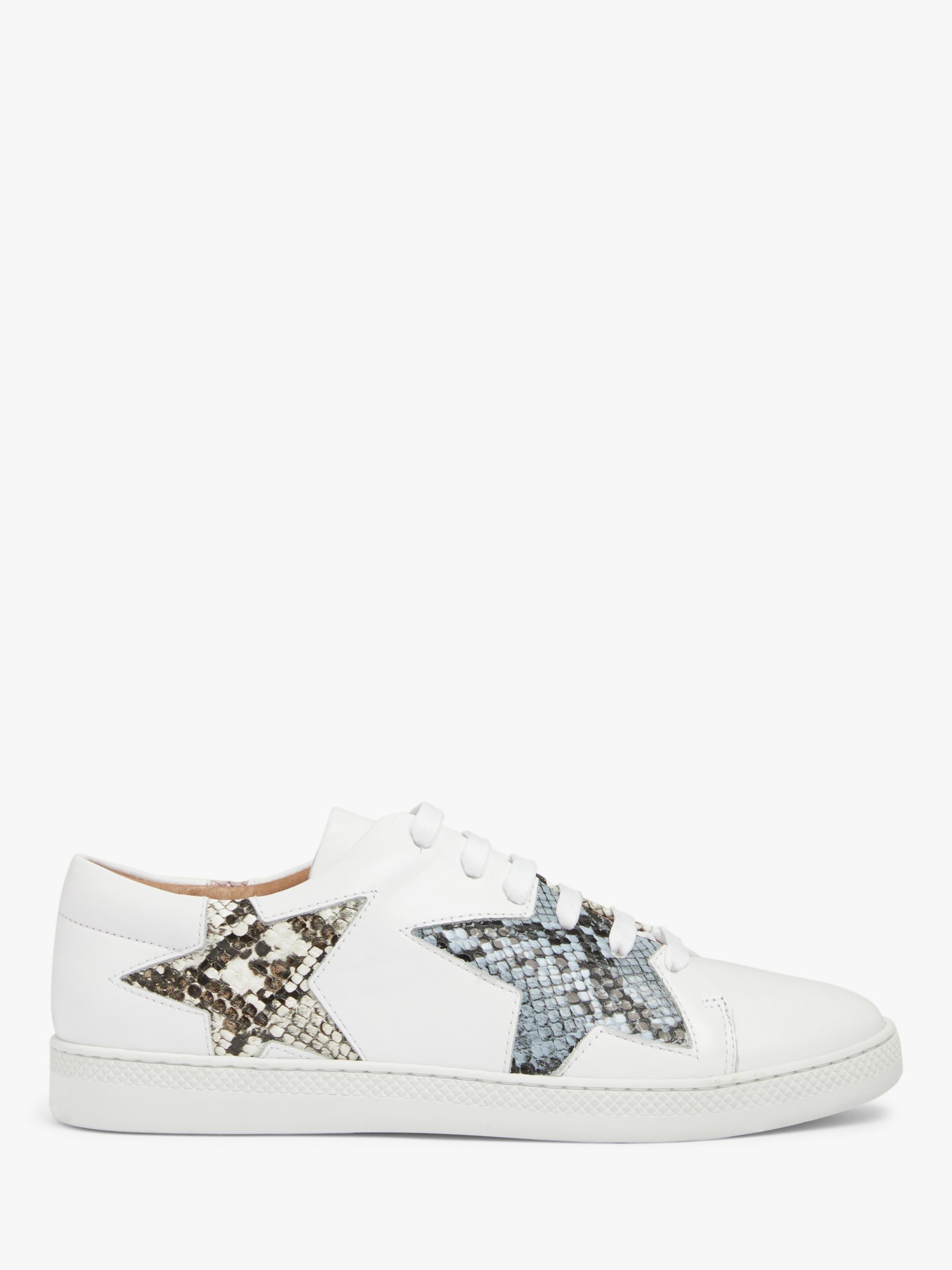 AND/OR Edie Snake Star Trainers, White