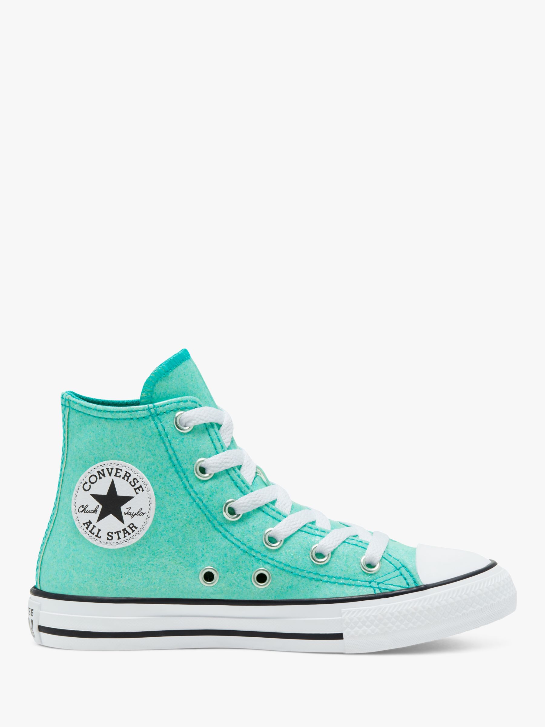 turquoise glitter converse