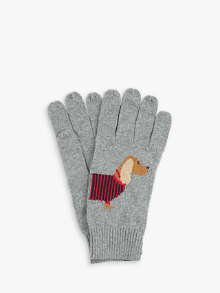 Hobbs Dachshund Knitted Gloves