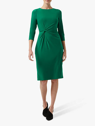Hobbs Cassia Dress, Dark Green