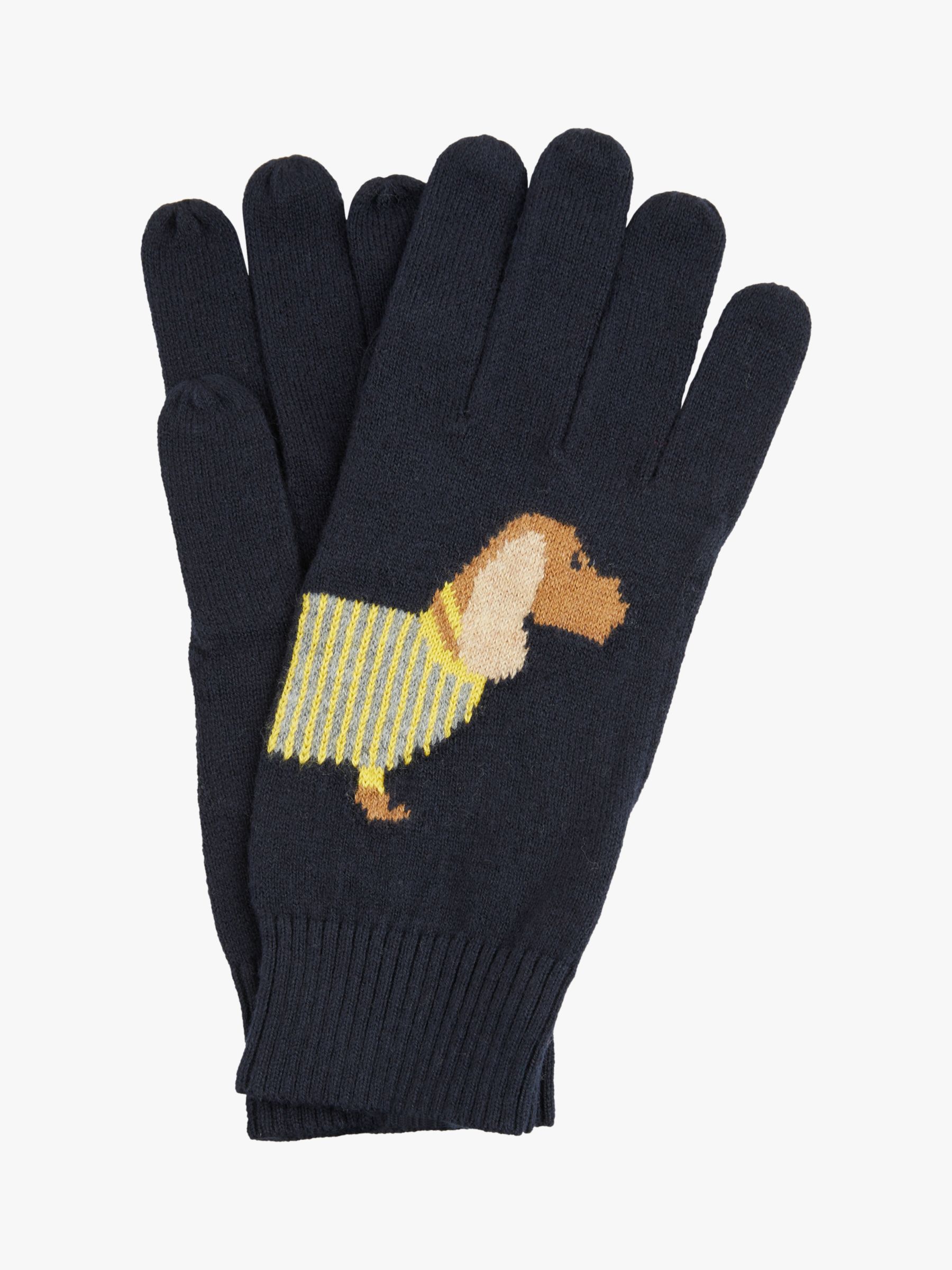 Hobbs Dachshund Knitted Gloves