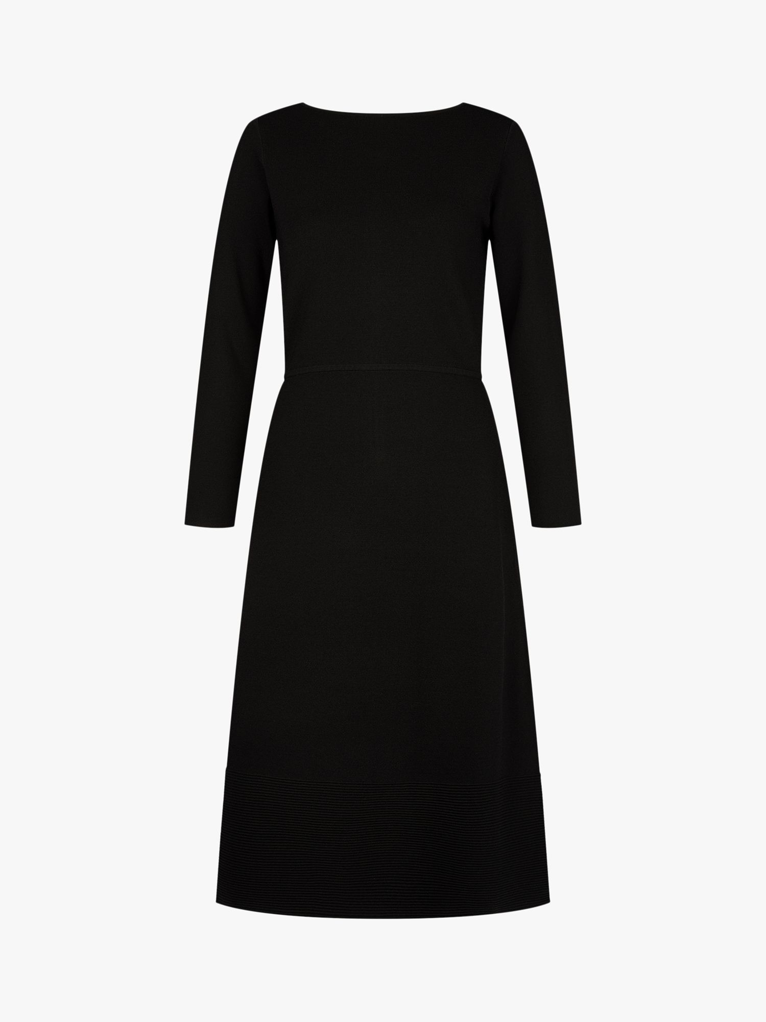 Hobbs Rebecca Knitted Dress, Black