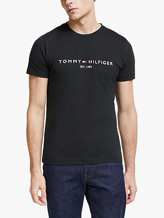Tommy Hilfiger Core Logo T-Shirt, Jet Black