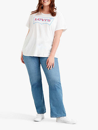 Levi's Plus Perfect Batwing Logo T-Shirt, White