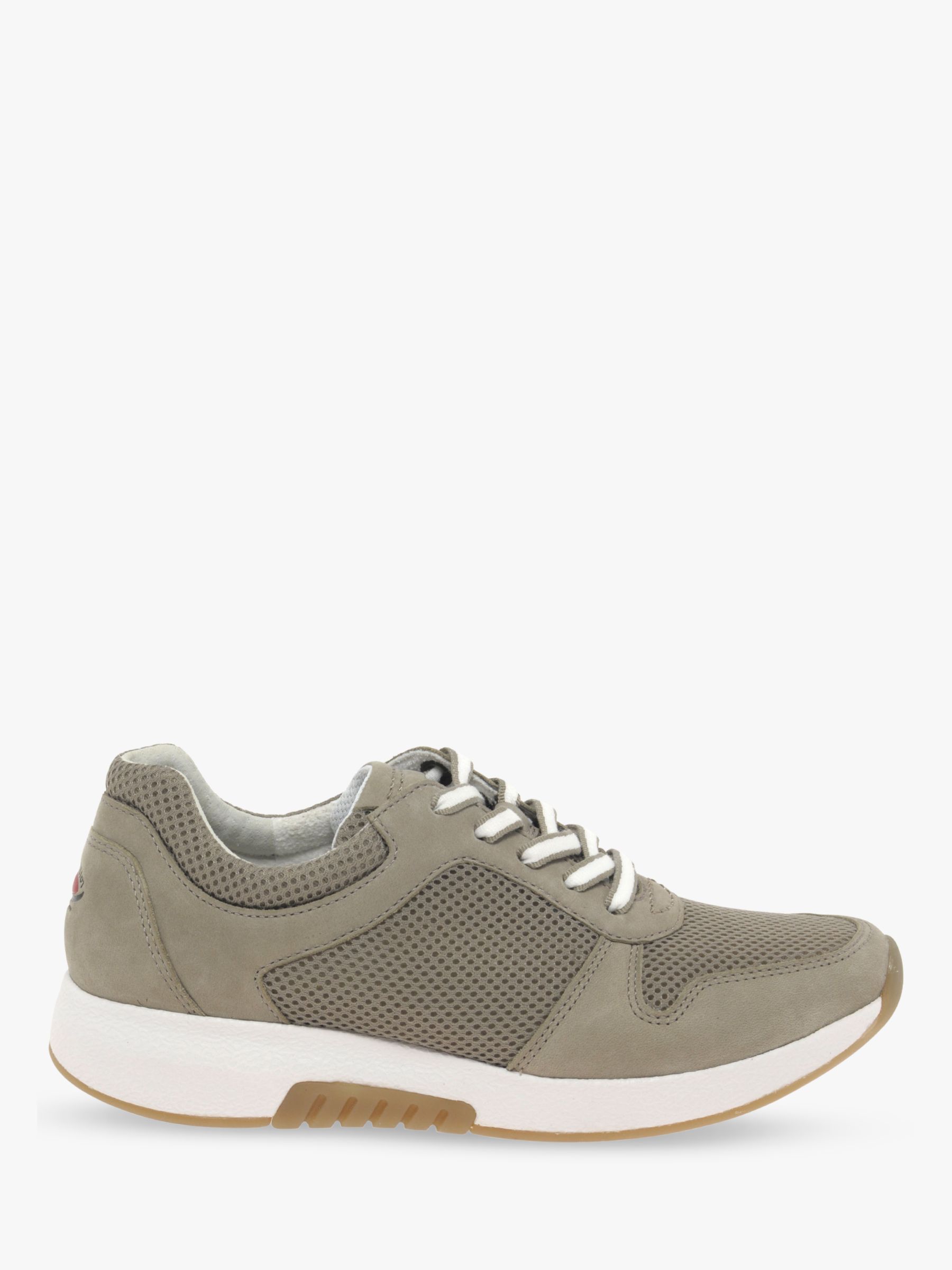 Gabor Mary Textile Lace Up Trainers, Grey