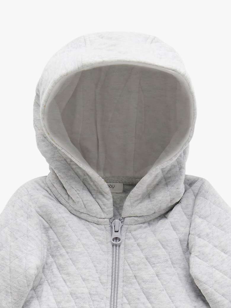 Buy Purebaby Organic Cotton Quilted Grow Suit Online at johnlewis.com