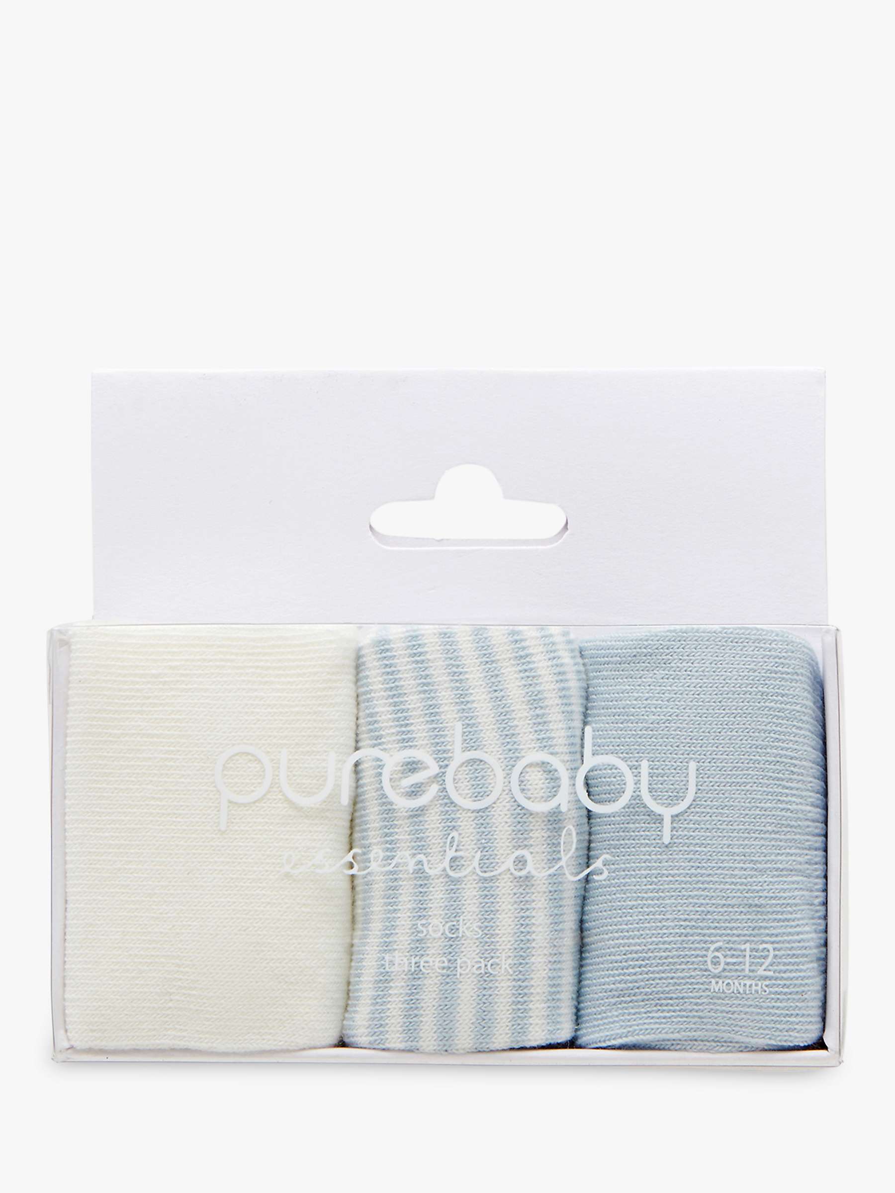 Buy Purebaby Socks, Pack of 3 Online at johnlewis.com