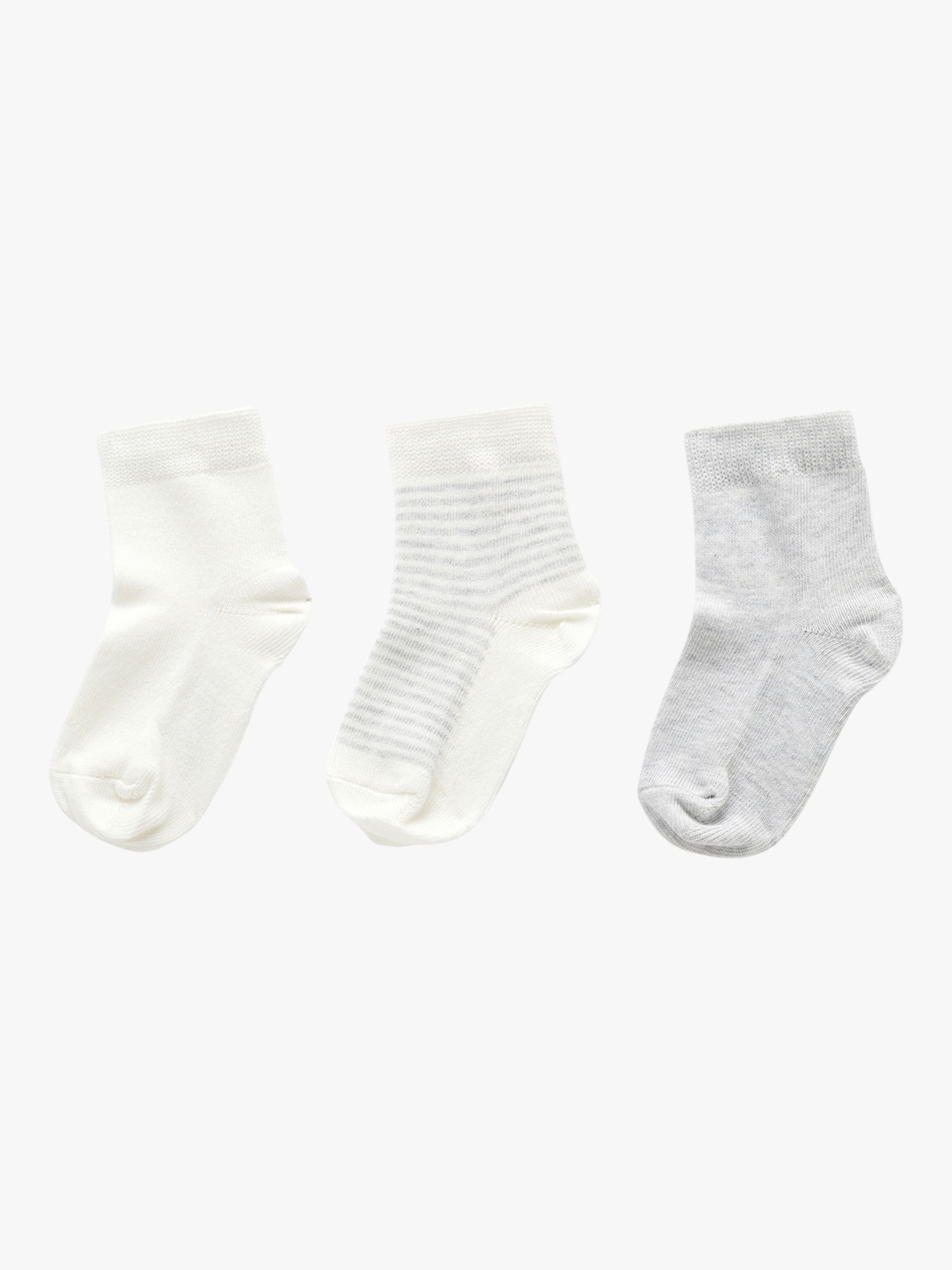 Buy Purebaby Socks, Pack of 3 Online at johnlewis.com