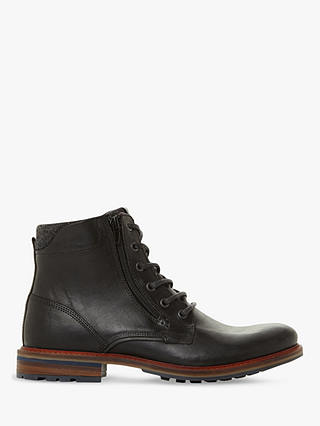 Dune Changes Leather Chunky Boots