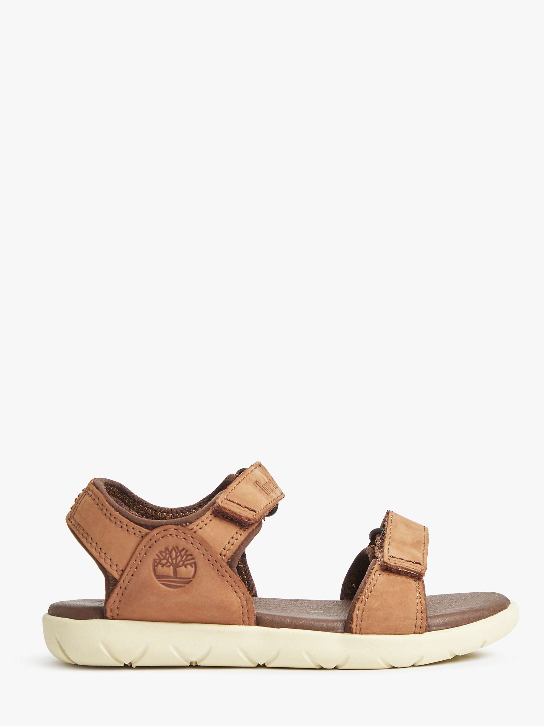 Buy Timberland Children's Nubble Double Strap Sandals, Brown Online at johnlewis.com