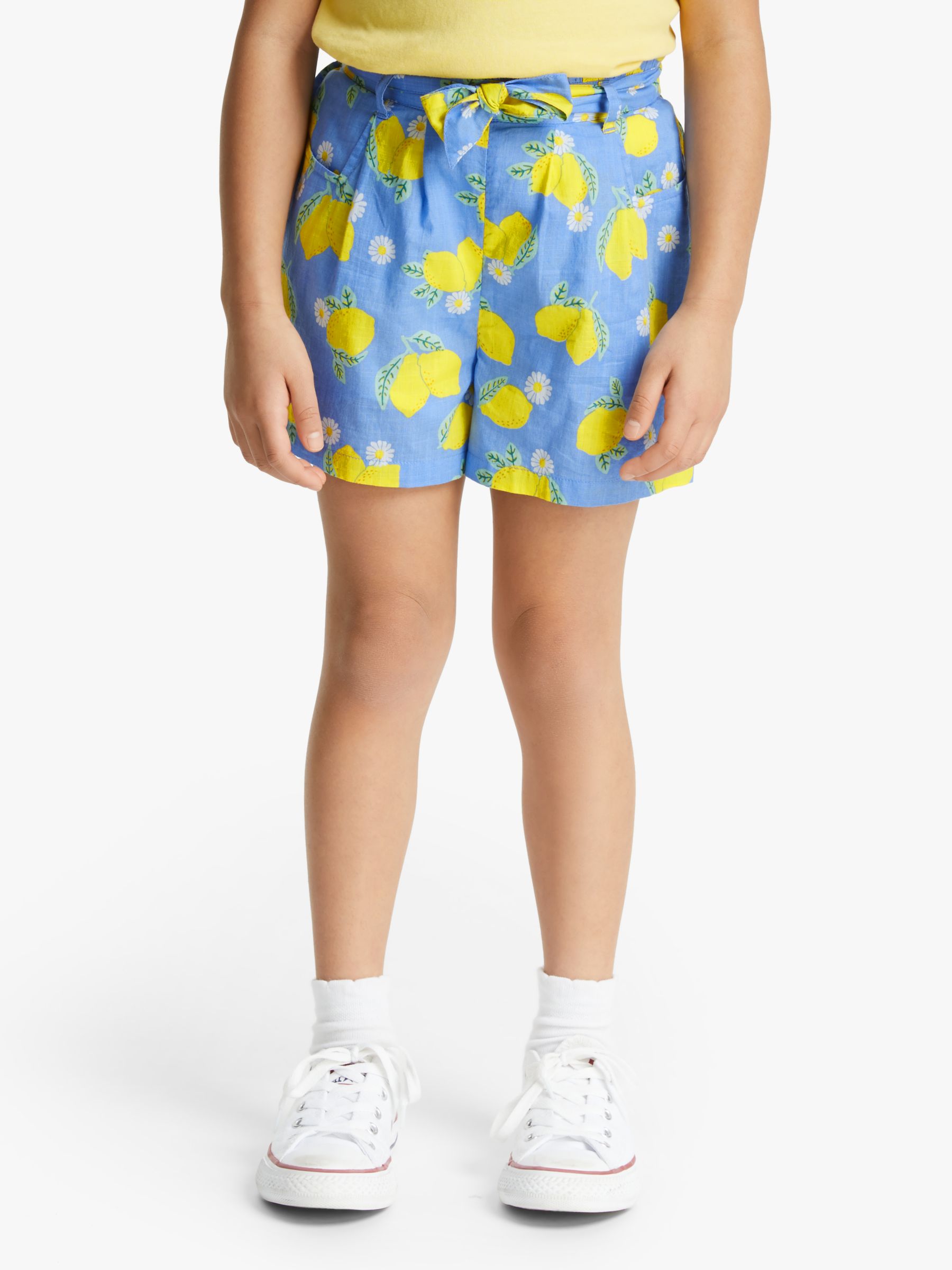 Partners Girls' Lemon Shorts, Blue 