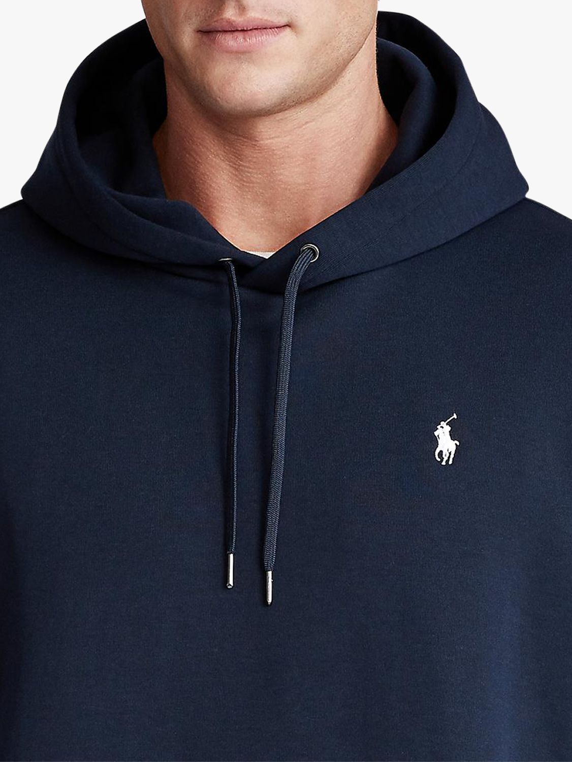 polo double knit hoodie