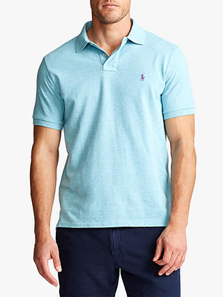 Polo Ralph Lauren Short Sleeve Polo Shirt, Watchhill Blue Heather
