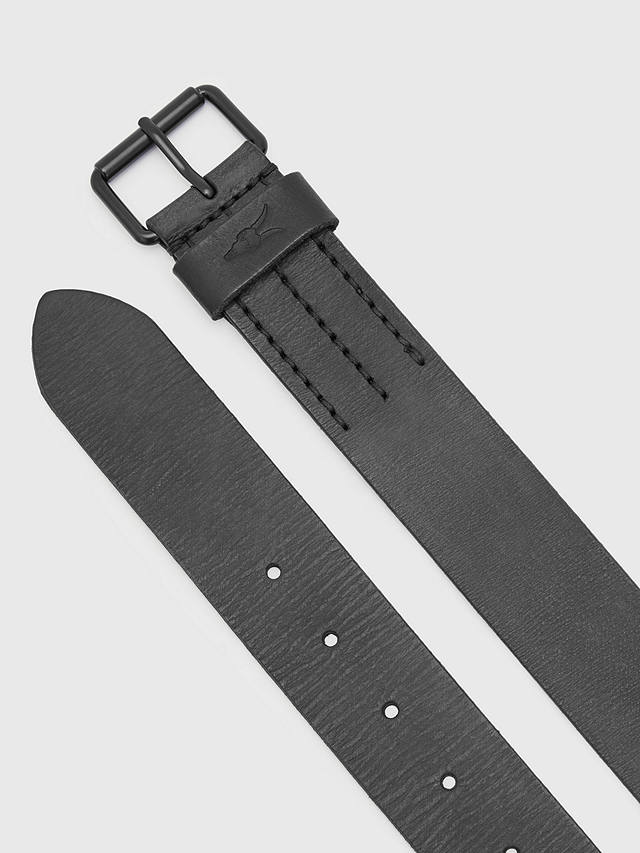 AllSaints Dunston Leather Belt, Black