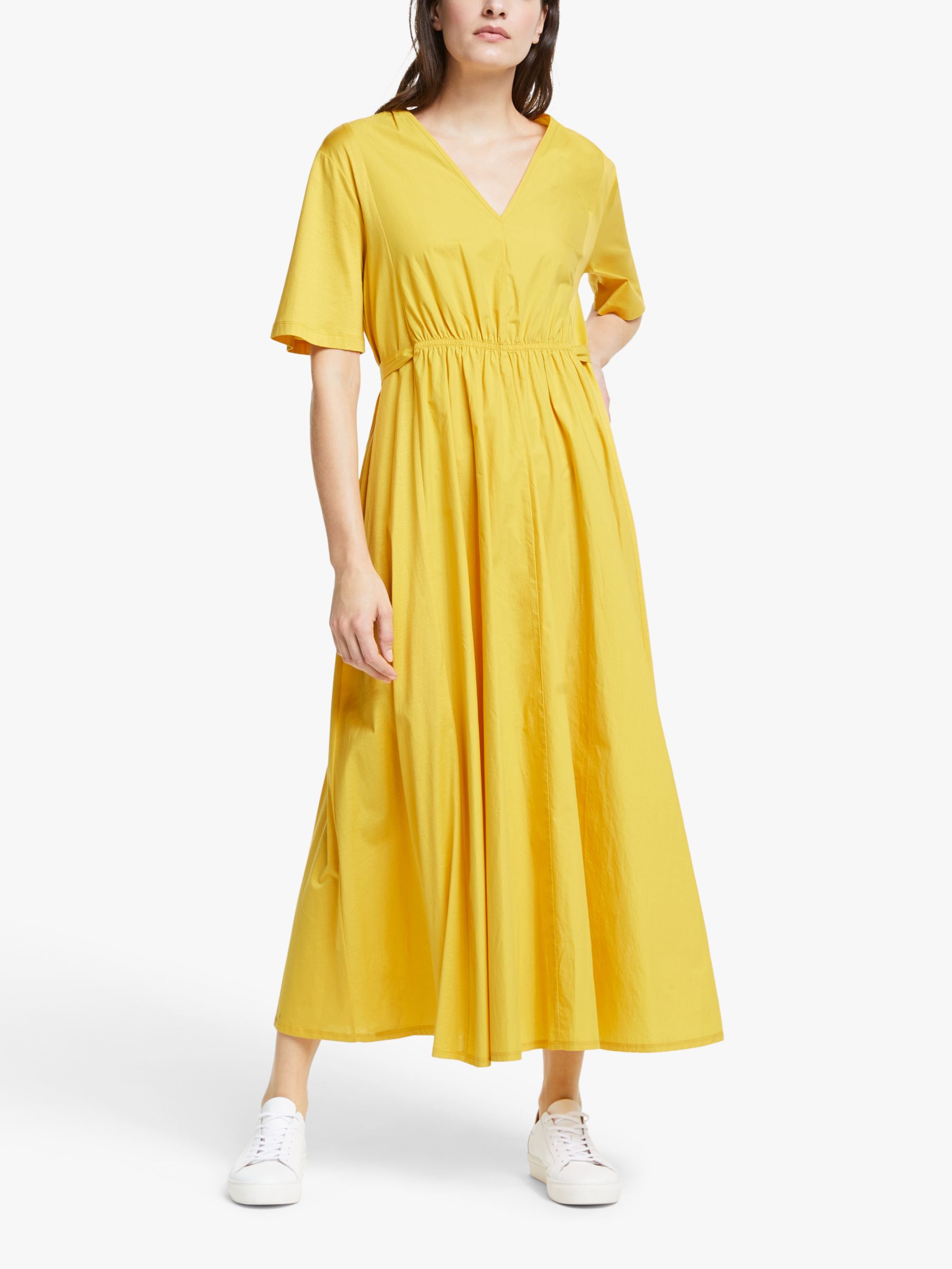 Weekend MaxMara Bairo Cotton Maxi Dress, Yellow